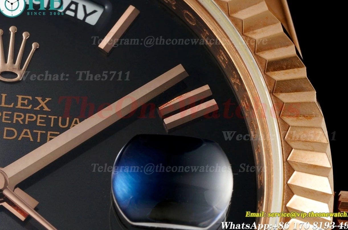 DayDate 228235 40mm VR3255(Gain Rmn RG RG KF Black Weight) 0126